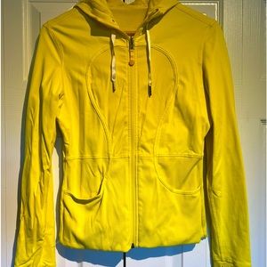Lululemon Yellow Zip up - reversible
